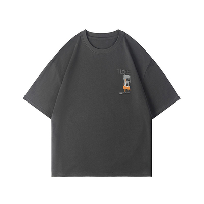 New Summer Men'S Casual Shirt With Round Collar And Short Sleeves