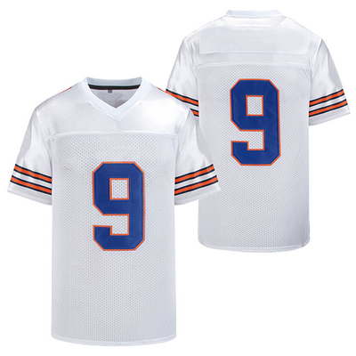 OEM Men's 100% Polyester Jersey Basketball Uniforms V Neck Short Sleeve Football Shirts