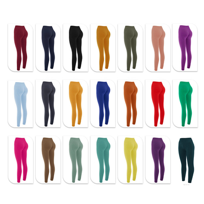 Bespoke factory Polyester Fitness Yoga Pants High Waist Stretch Tight