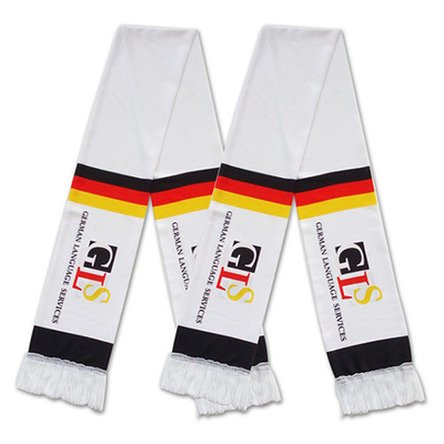 Oem Factory Manufacturer Custom Logo National Soccer Scarf Qatar Espana Brazil Portugal France
