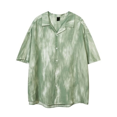 OEM maufactory  Shirt short -sleeved menin Europe and the United States new loose  half -sleeved cardigan top
