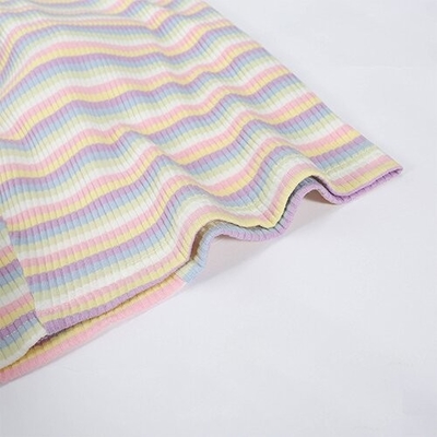OEM maufactory Keliou Foreign Trade polyester  cross -border European and American  sexy short zipper rainbow t -shirt