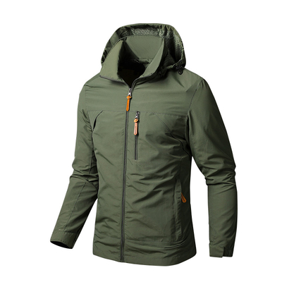 Oem Factory Manufacturer Custom Logo Breathable Water Resistance Jacket Men'S Spring Autumn Outdoor Sports Jacket