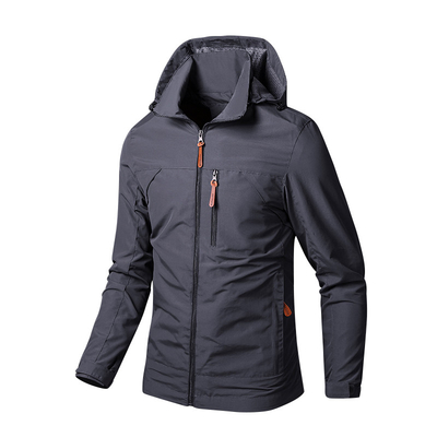 Oem Factory Manufacturer Custom Logo Breathable Water Resistance Jacket Men'S Spring Autumn Outdoor Sports Jacket