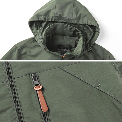 Oem Factory Manufacturer Custom Logo Breathable Water Resistance Jacket Men'S Spring Autumn Outdoor Sports Jacket