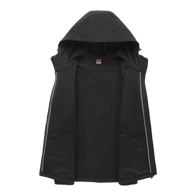 Oem Factory Manufacturer Custom Logo Unisex Water Resistance Breathable Outdoor Soft Shell Fleece Windbreaker