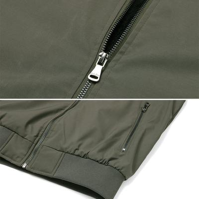 Oem Factory Manufacturer Custom Logo Windbreaker Spring Fall Full Zip Outwear Casual Thin Coat