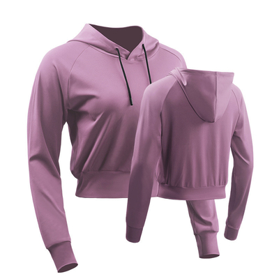 Oem Factory Manufacturer Custom Logo Zipper Crop Top with High Waist Breathable  Yoga  Athletic Jacket