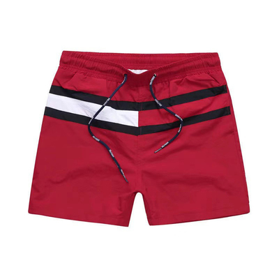 Oem Factory Manufacturer Custom Logo Striped Men Exercise Shorts Quick Dry Youth Fitness Shorts