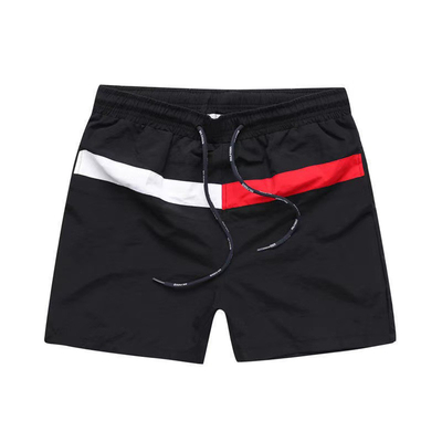 Oem Factory Manufacturer Custom Logo Striped Men Exercise Shorts Quick Dry Youth Fitness Shorts
