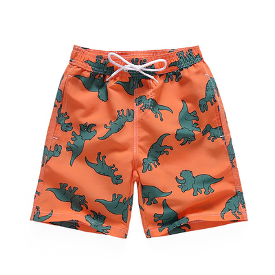 Oem Factory Manufacturer Custom Logo Quick Dry Drawstring Child Beach Surf Shorts