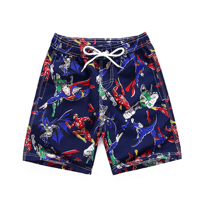 Oem Factory Manufacturer Custom Logo Quick Dry Drawstring Child Beach Surf Shorts