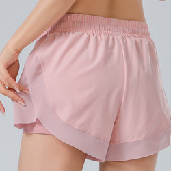 Oem Factory Manufacturer Custom Logo Workout Gym Jogging  Women's Sports Yoga Training Running  Shorts
