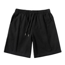 Oem Factory Manufacturer Custom Logo Elastic Waistband Shorts Soft 100% Cotton Swim Shorts