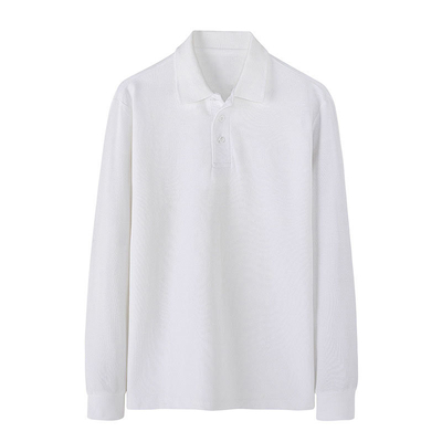 Oem Factory Manufacturer Custom Logo Cotton Turn Down Collar Shirt Pure Color