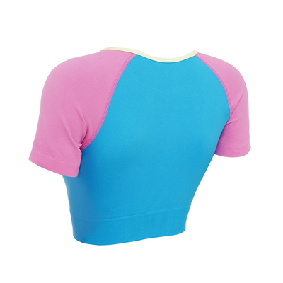 Oem Factory Manufacturer Custom Logo Short Sleeve OEM T Shirts Fast Dry Womens Yoga T Shirts