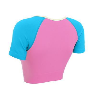 Oem Factory Manufacturer Custom Logo Short Sleeve OEM T Shirts Fast Dry Womens Yoga T Shirts