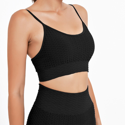 Oem Factory Manufacturer Custom Logo Ladies Sports Bras Gym Workout Seamless Ribbed Bralette