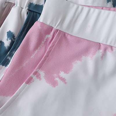 Oem Factory Manufacturer Custom Logo Quick Dry Tie Dye Ladies Sports Bras Women Sports Bras And Shorts