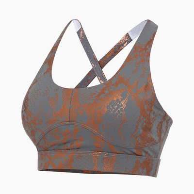 Oem Factory Manufacturer Custom Logo Women's Underwear O Neck String Back Sports Bra
