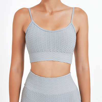 Polyester Cotton Women Fitness Top Supportive Workout Bra For Dancing