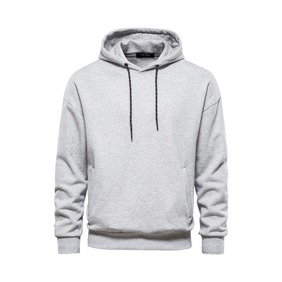 Light Tan Grey Black Fuzzy Hoodie Mens Slim Fit Pullover 100 Percent Cotton Sweatshirt