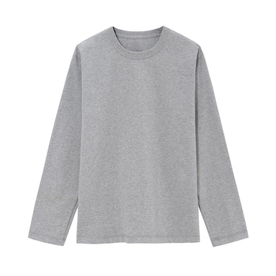 XS To 4XL Fashion OEM T Shirts Blank Long Sleeve Crew Neck Tees