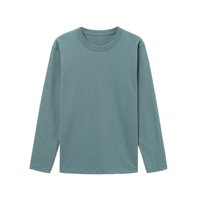 XS To 4XL Fashion OEM T Shirts Blank Long Sleeve Crew Neck Tees