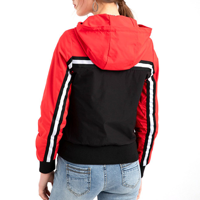 Oem Factory Manufacturer Custom Logo Casual Jackets Lady Spring Autumn Outdoor Waterproof Coat