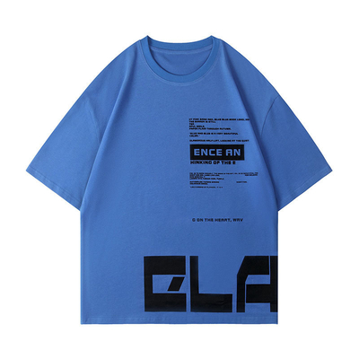 Summer Men'S Cotton Round Collar Fashion T Shirt